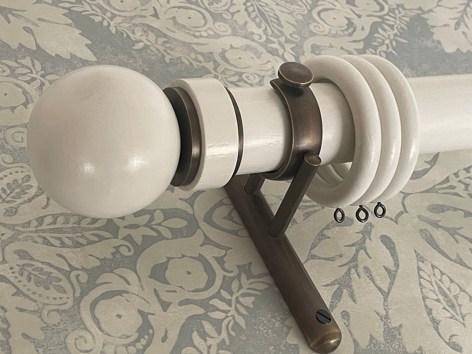 Jago Designs curtain pole detail