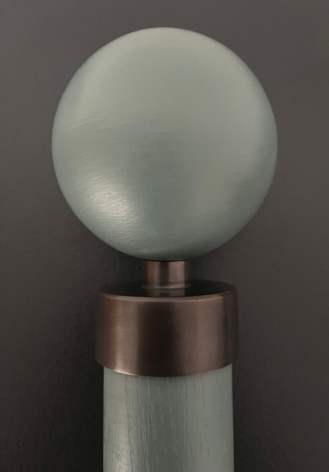 Jago Designs curtain pole detail