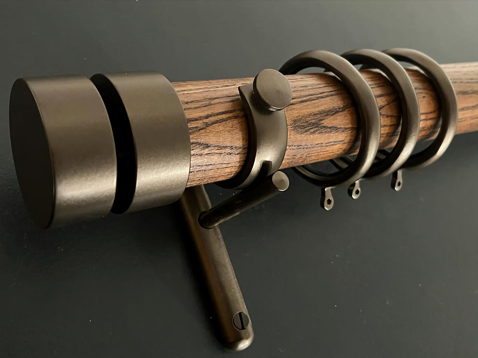 Jago Designs curtain pole detail