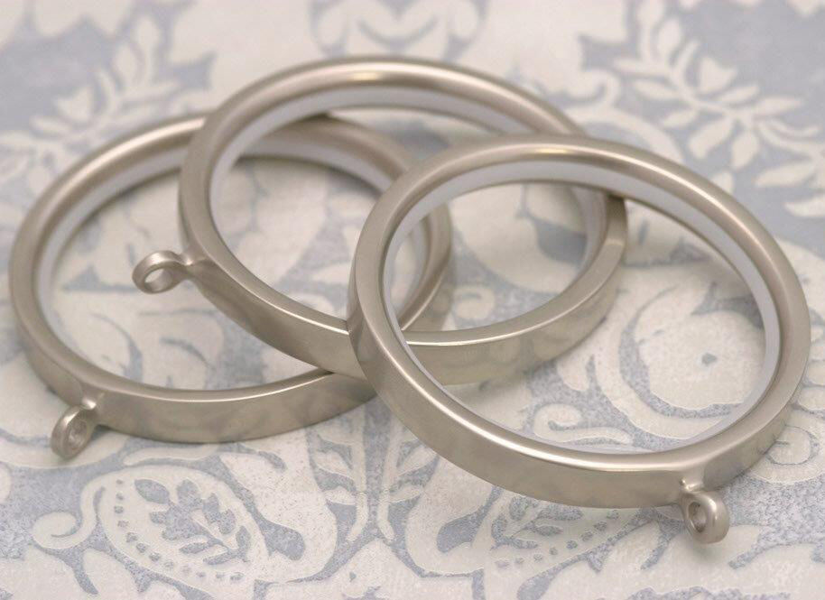 Flat Solid Profile Lined Rings made to order in any metal finish colour