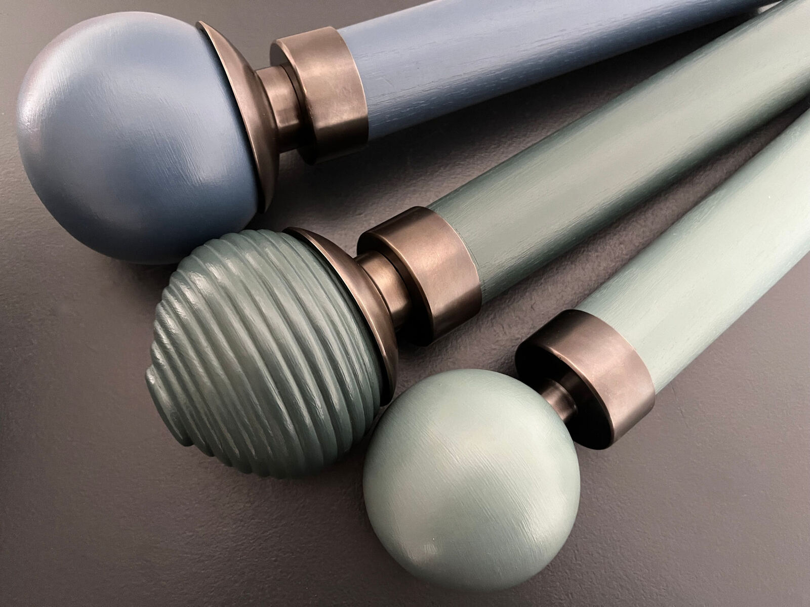 Jago Designs curtain pole detail