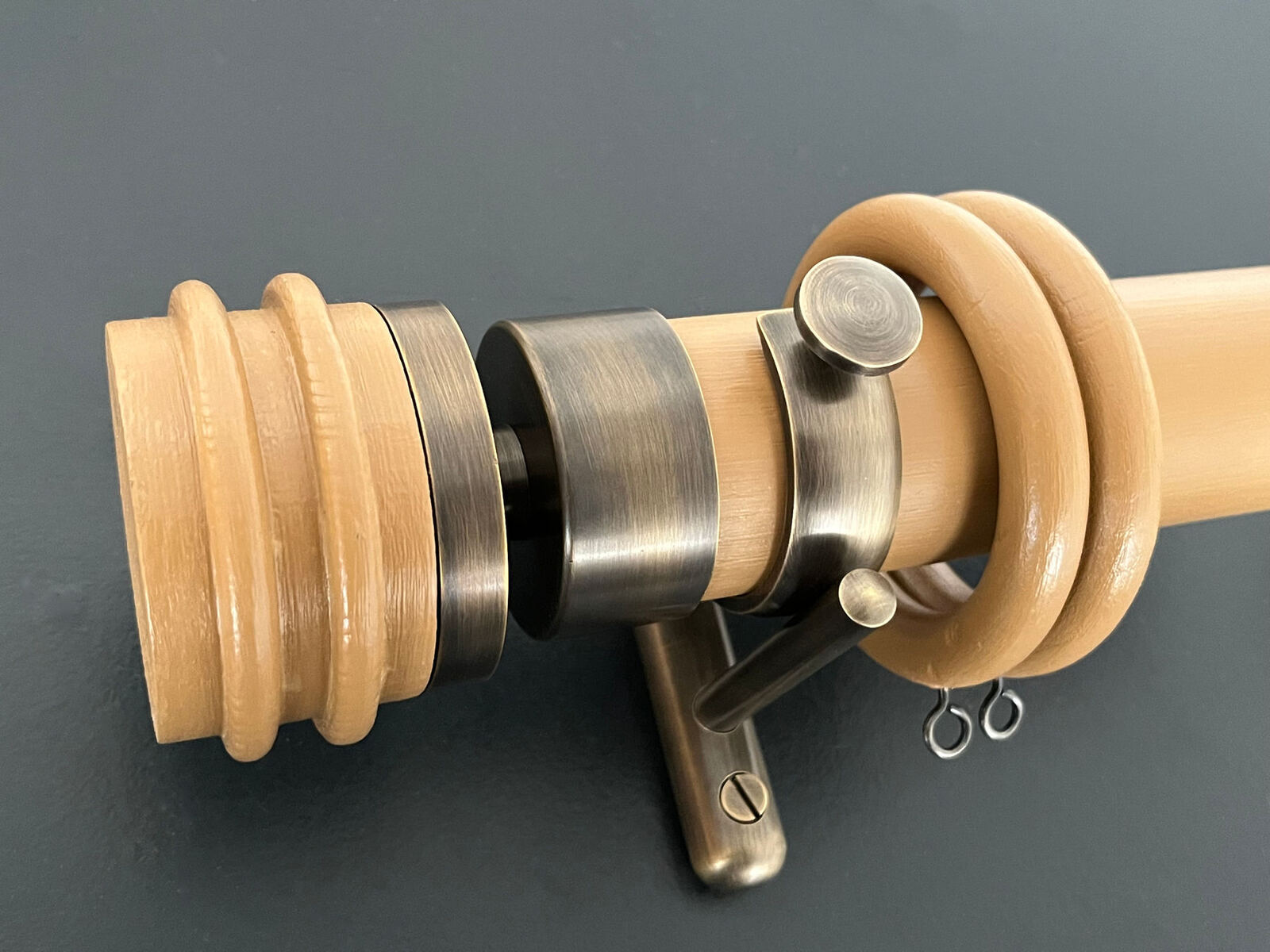 Jago Designs curtain pole detail