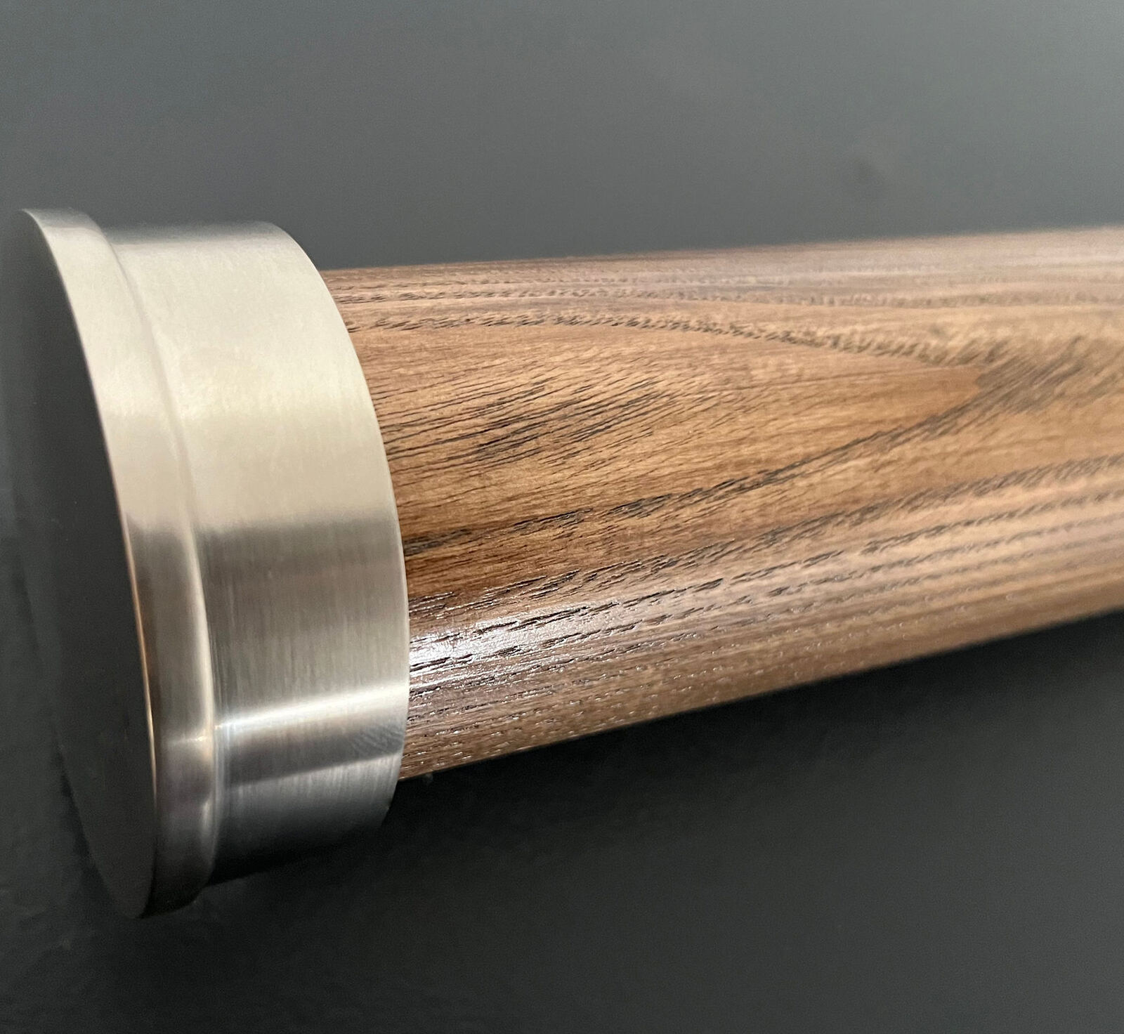 Natural Wood Stains curtain poles